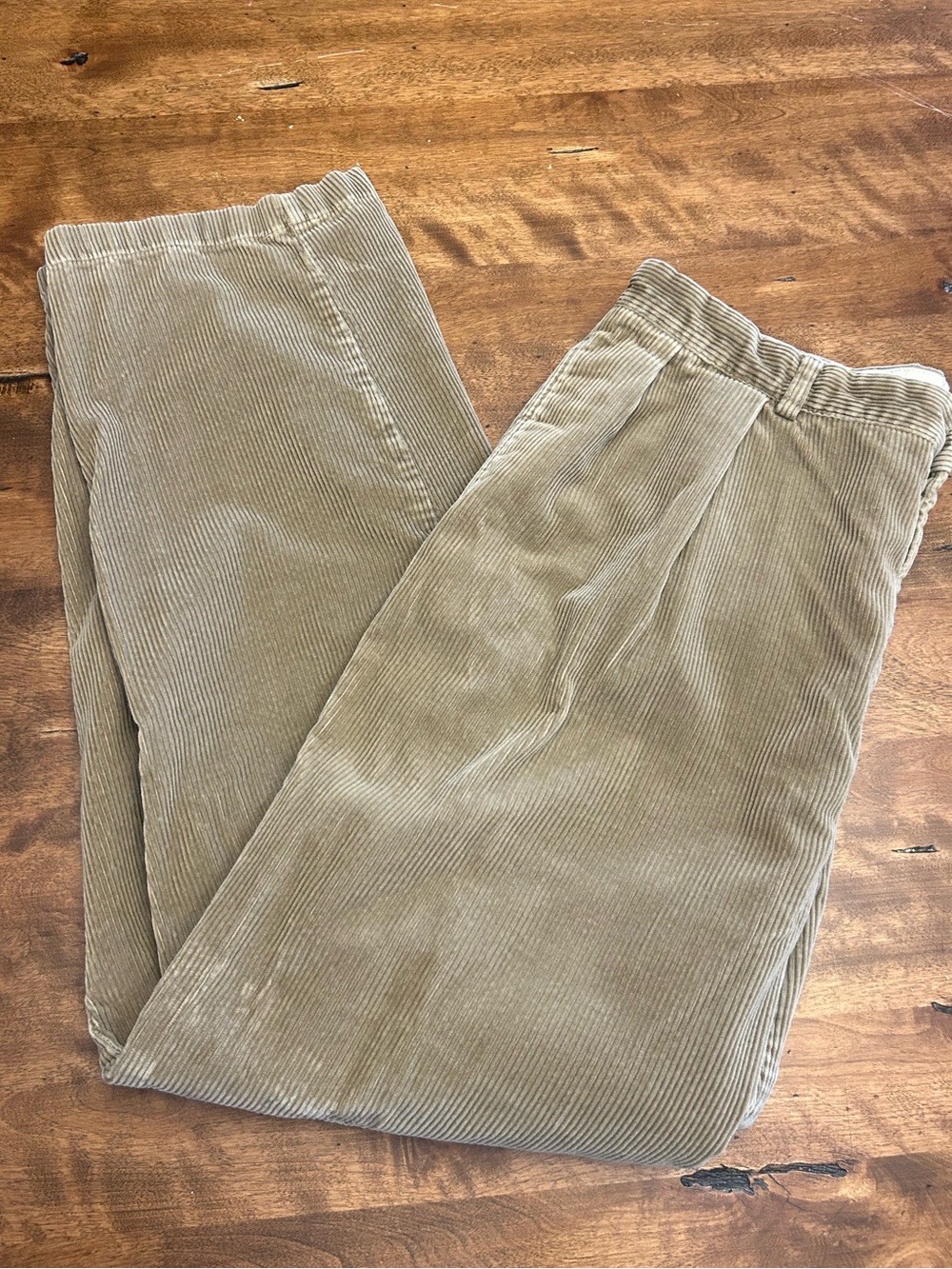 Ralph Lauren Polo Men's Corduroy Pants in Light Brown - Classic Casual Trousers